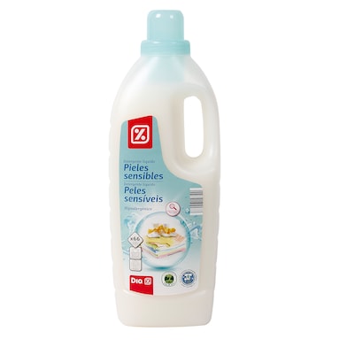 Detergente a mano y máquina líquido pieles sensibles Dia botella 2 l-0