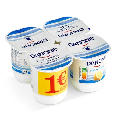 Yogur sabor limón Danone pack 4 x 125 g-0