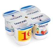 Yogur sabor fresa Danone pack 4 x 120 g