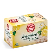 Infusión jengibre con y limón Pompadour caja 20 unidades