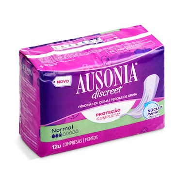 Compresas de incontinencia normal Ausonia bolsa 12 unidades-0