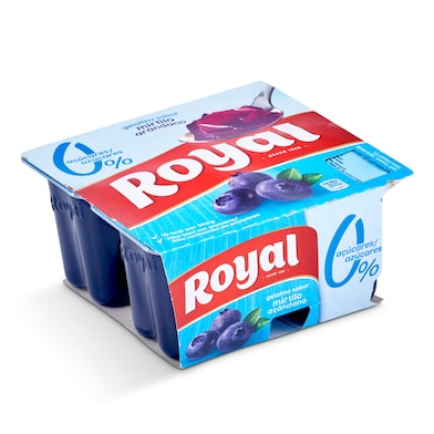 Gelatina de arándanos Royal pack 4 x 90 g-0