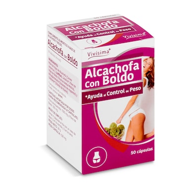 Alcachofa con boldo Vivisima+ caja 50 unidades-0