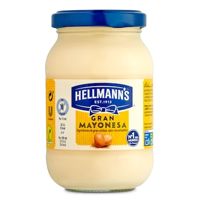 Gran mayonesa Hellmanns frasco 225 ml-0
