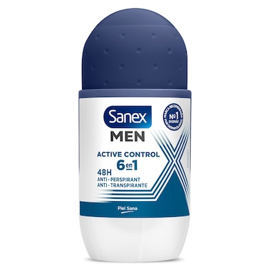 Desodorante roll-on active control hombre Sanex bote 50 ml-0