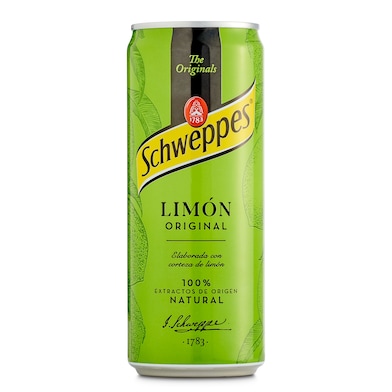 Refresco de limón Schweppes lata 33 cl-0