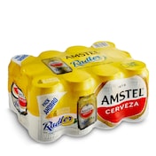 Cerveza radler con limón Amstel lata 12 x 33 cl