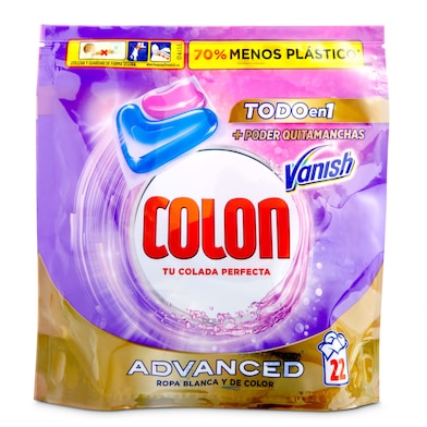 Detergente máquina todo en 1 Colon bolsa 22 lavados-0
