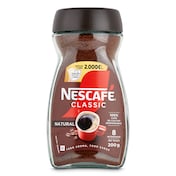 Café soluble natural Nescafé frasco 200 g