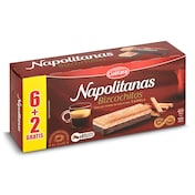 Bizcochitos con relleno sabor canela Cuétara Napolitanas caja 145 g
