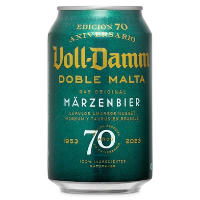 Cerveza doble malta Voll Damm lata 33 cl-0