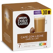 Café con leche en cápsulas Nescafé Dolce Gusto caja 30 unidades