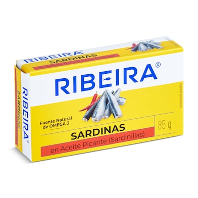 Sardinillas en aceite picante Ribeira lata 60 g-0