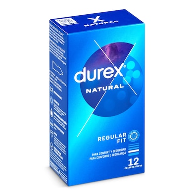 Preservativos natural comfort Durex caja 12 unidades-0