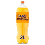 Refresco de naranja zero Kas botella 2 l