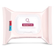 Toallitas desmaquillantes para pieles sensibles con extractos de rosas Imaqe de Dia bolsa 30 unidades