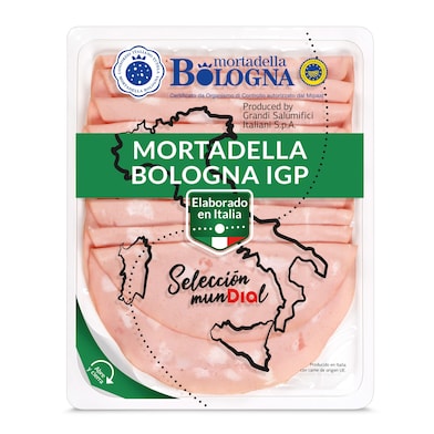 Mortadela Bologna I.G.P. Selección Mundial de Dia sobre 150 g-0