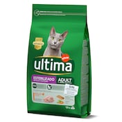 Alimento para gatos esterilizados con pollo Ultima bolsa 1.5 Kg