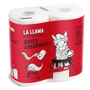 Papel de cocina decorado 3 capas La Llama Dia bolsa 2 unidades