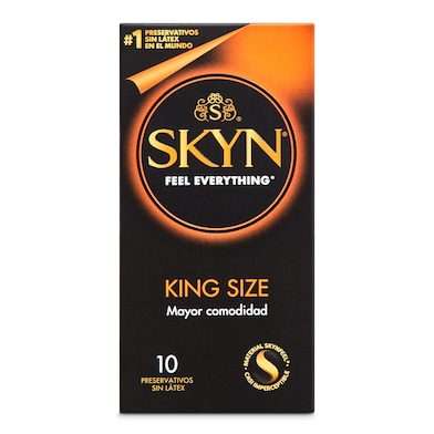Preservativos king size Skin caja 10 unidades-0