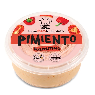 Hummus de pimiento Al Punto Dia tarrina 220 g-0