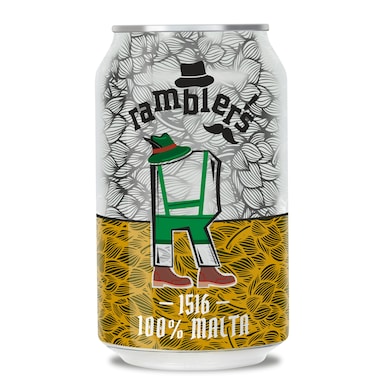 Cerveza 100% malta Ramblers de Dia lata 33 cl-0