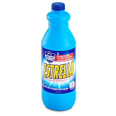 Lejía con detergente azul Estrella botella 1.43 l-0