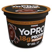Pudding sabor chocolate rico en proteínas Yopro tarrina 180 g