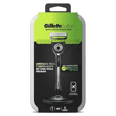 Maquinilla de afeitar Gillette Labs 1 unidad + estuche de viaje-0