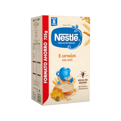 Papilla de cereales con miel Nestlé caja 725 g-0