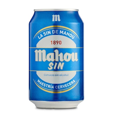 Cerveza sin alcohol Mahou lata 33 cl-0