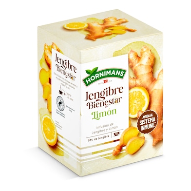 Infusión de jengibre y limón Hornimans caja 15 unidades-0