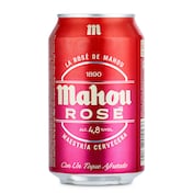 Cerveza rosé Mahou lata 33 cl