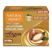 Jabón de manos argán Natural Honey bolsa 2 x 100 g
