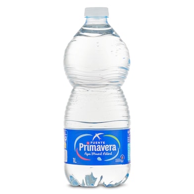 Agua mineral natural Fuente primavera botella 1 l-0