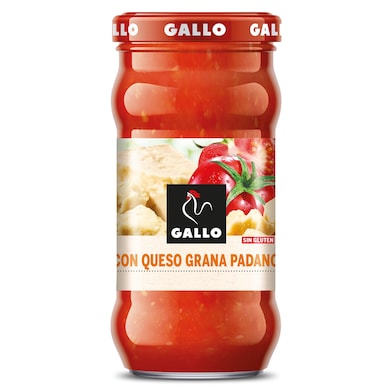 Salsa de tomate con queso grana padano Gallo frasco 350 g-0