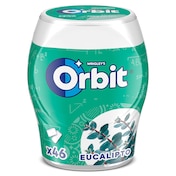 Chicles sabor eucalipto Orbit bote 46 unidades