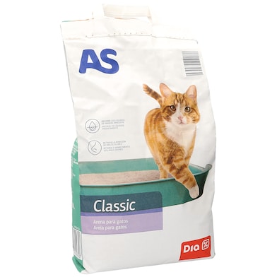 Arena absorbente para gatos As bolsa 5 Kg-0