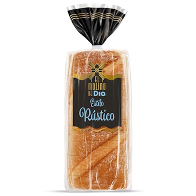 Pan rústico en rebanadas El molino de Dia bolsa 550 g-0