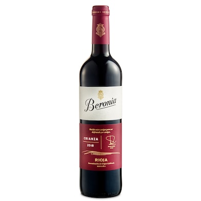 Vino tinto crianza D.O. Rioja Beronia botella 75 cl-0