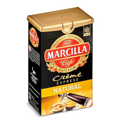 Café molido natural créme express Marcilla bolsa 250 g-0