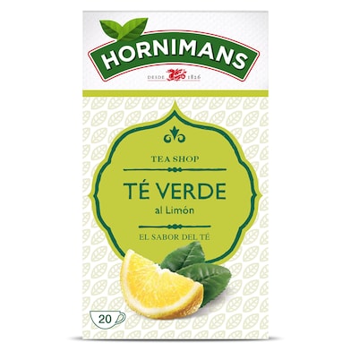 Infusión té verde al limón Hornimans caja 20 unidades-0