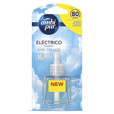 Ambientador eléctrico aroma aire fresco Ambipur blister 1 unidad-0