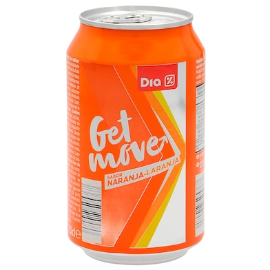 Bebida refrescante aromatizada naranja Dia lata 330 ml-0
