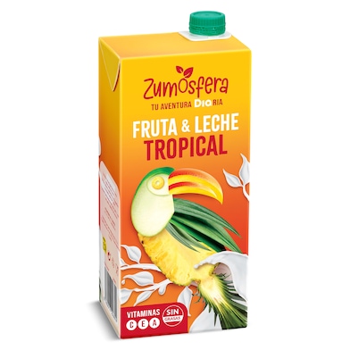Bebida de frutas con leche tropical Zumosfera de Dia brik 1 l-0