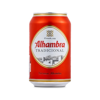 Cerveza tradicional Alhambra lata 33 cl-0
