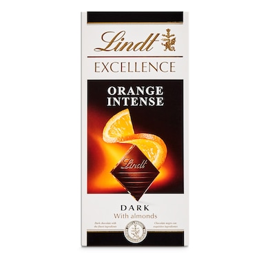 Chocolate negro con naranja Lindt Excellence 100 g-0