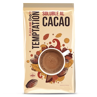 Cacao soluble Temptation de Dia bolsa 1.5 Kg-0
