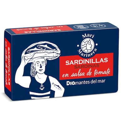 Sardinillas en tomate Mari Marinera de Dia lata 62 g-0