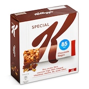 Barritas de cereales con chocolate negro Kellogg's Special K caja 129 g